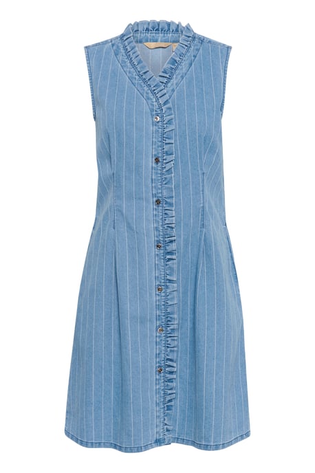 Denim Jurk Fitted blue - Image 4