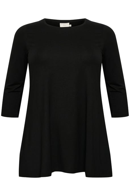 Jersey jurk A-shape black - Image 4