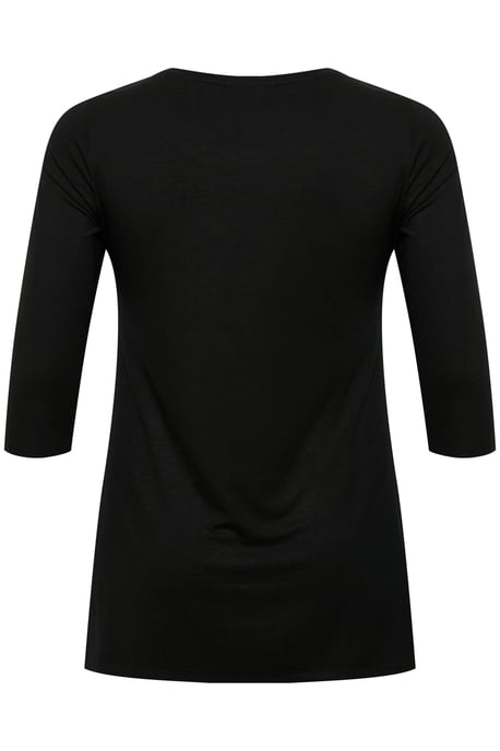 Jersey jurk A-shape black - Image 5