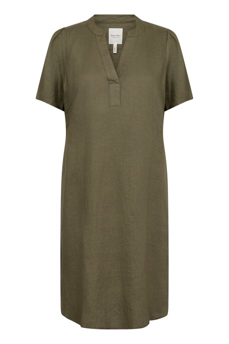Jurk Regular fit olive - Image 4
