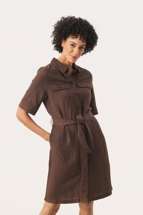 Jurk Regular fit brown - Image 2