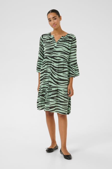 Jurk A-shape black green - Image 1