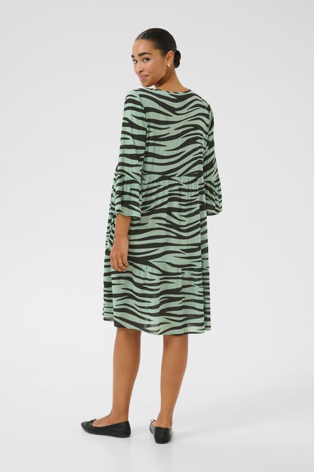 Jurk A-shape black green - Image 2