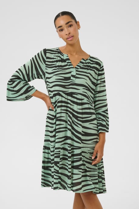 Jurk A-shape black green - Image 3