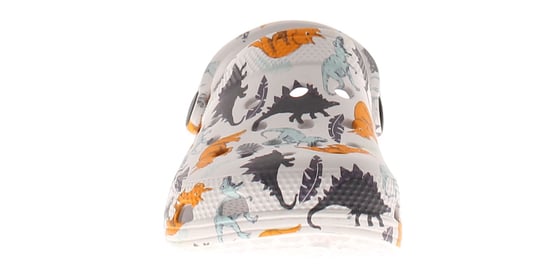 Younger Childrens Clog Sandals Dinosaur white - Image 3