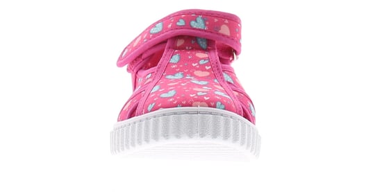 Chatterbox Infant Girls Canvas Pumps Sandals Hearts pink - Image 3