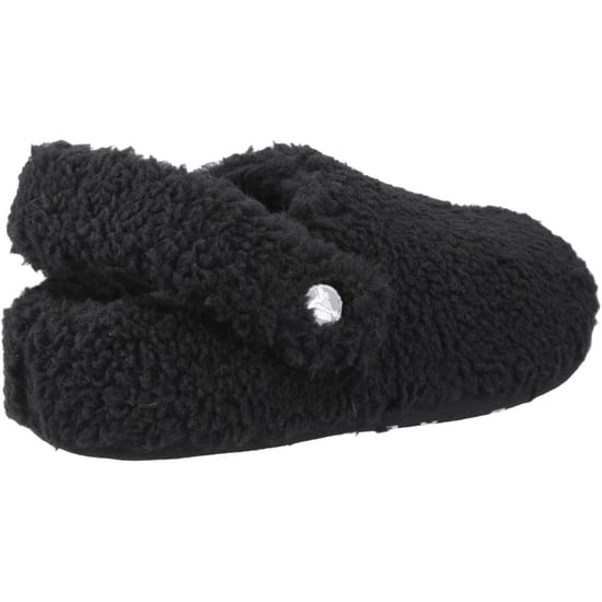 Crocs Classic Cozzzy Polyester Black Slippers - Image 2
