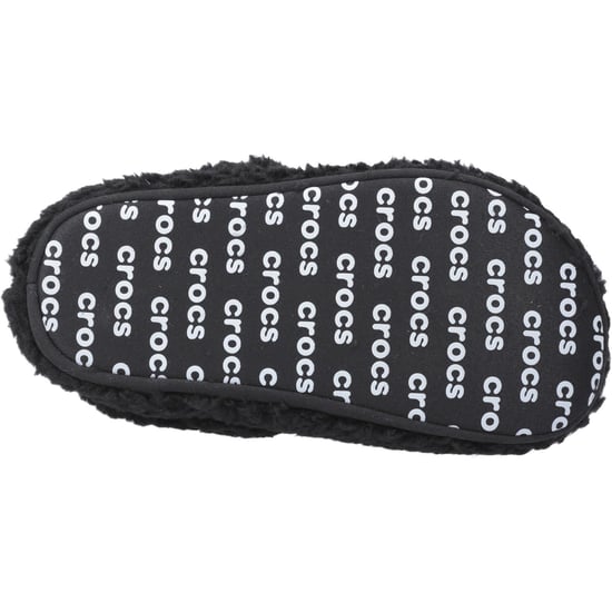 Crocs Classic Cozzzy Polyester Black Slippers - Image 3