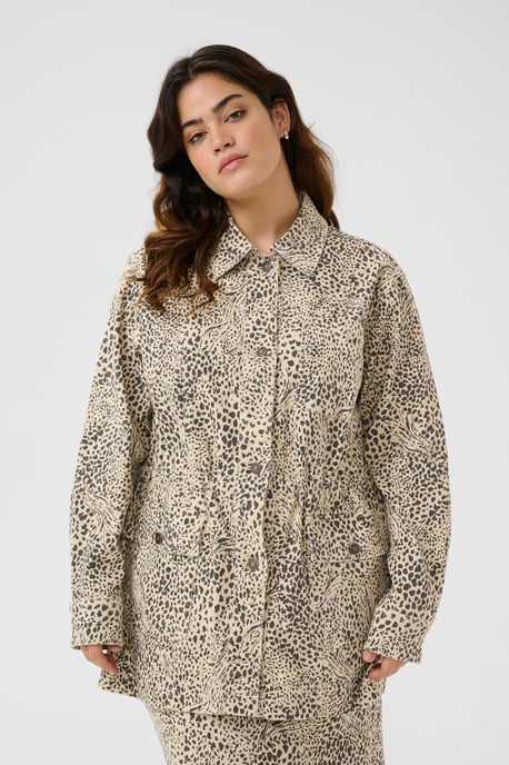 Denim jacket Loose fit Abstract Leopard - Image 3