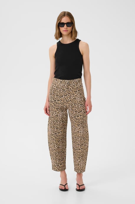 Denim jacket Shaped fit Classic Leopard - Image 4