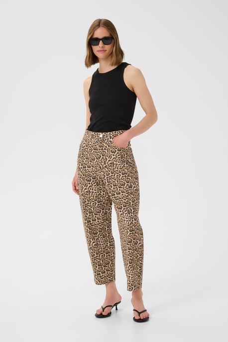 Denim jacket Shaped fit Classic Leopard - Image 5