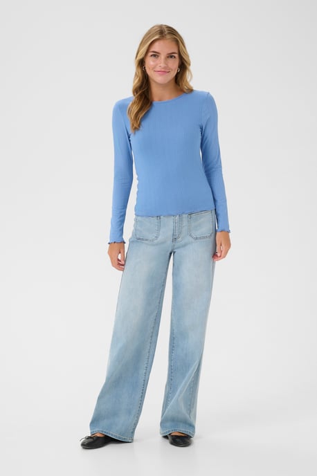 Long sleeved T-shirt Regular fit Ultramarine - Image 1