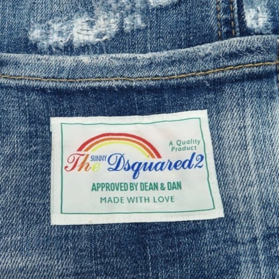Dsquared2 Tidy Biker Jean Paint Splash Reinforced Ripped Blue Jeans - Image 5