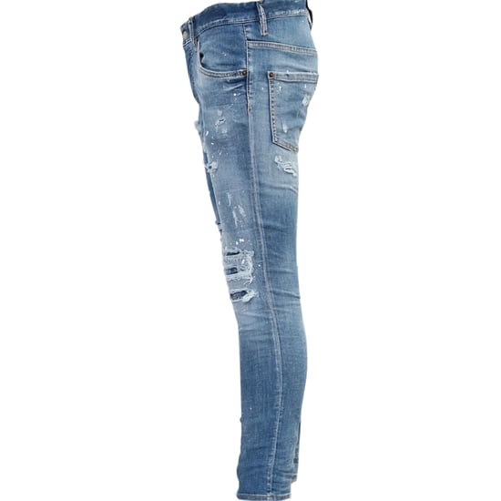 Dsquared2 Super Twinky Jean Paint Splash versterkte gescheurde spijkerbroek - Image 3