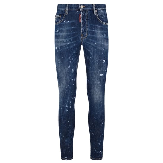 Dsquared2 Super Twinky Jean Splatter-ontwerp blauwe jeans - Image 1