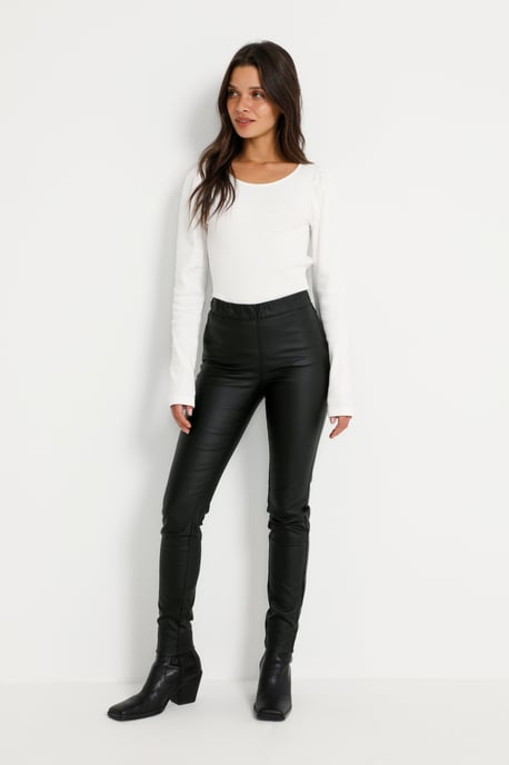 Leggings Slim fit Black deep - Image 2