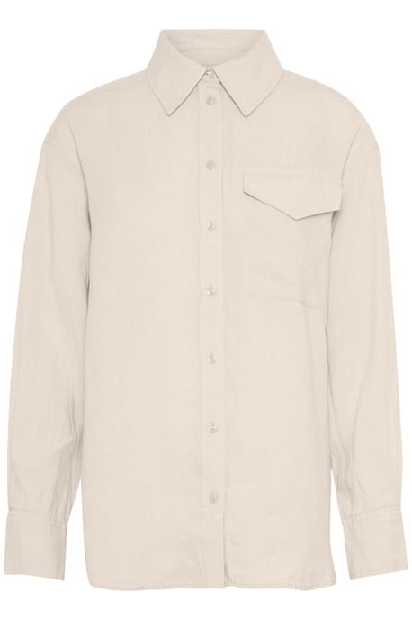 Long sleeved shirt Oversize fit French Oak - Image 4