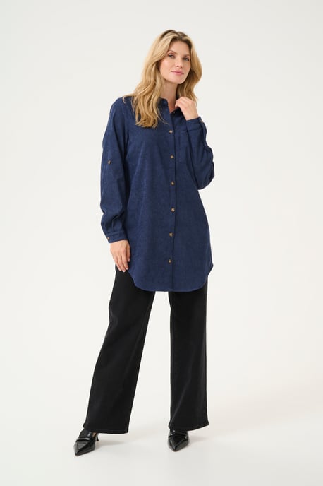 Long sleeved shirt Loose fit Midnight Marine CC - Image 1