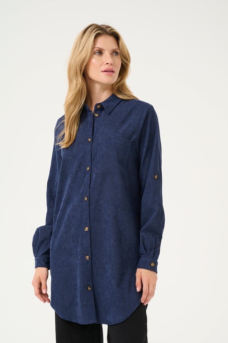 Long sleeved shirt Loose fit Midnight Marine CC - Image 2