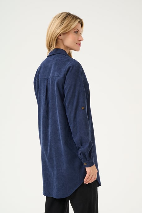 Long sleeved shirt Loose fit Midnight Marine CC - Image 3