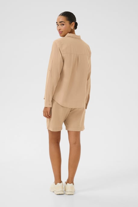 Long sleeved shirt Regular fit Classic Sand - Image 2