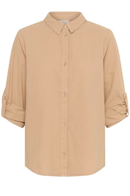 Long sleeved shirt Regular fit Classic Sand - Image 4
