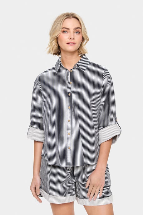 Long sleeved shirt Loose fit Ice Nightsky Stripe - Image 2