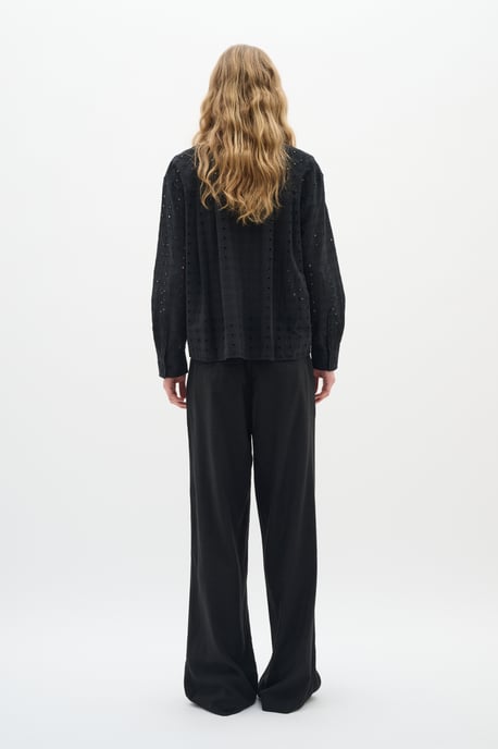 Overhemd met lang mouwen Loose fit Blac - Image 3