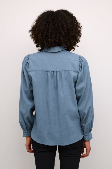 Long sleeved shirt Regular fit Celestrial Blue C. - Image 3