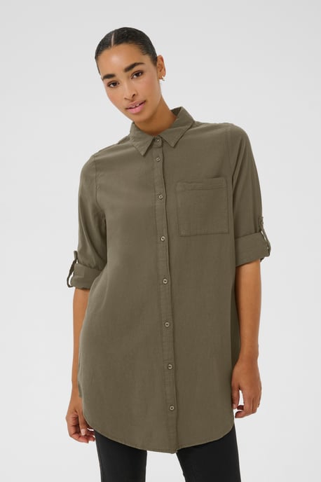 Long sleeved shirt Loose fit Grape Leaf - Image 3