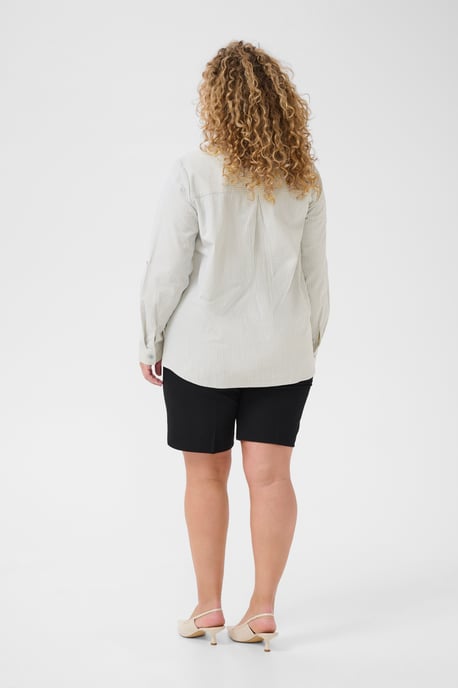 Long sleeved shirt Loose fit Nantucket breeze/White stripe - Image 2