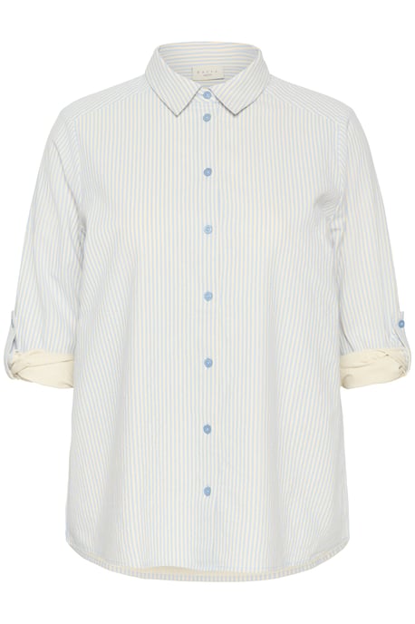 Long sleeved shirt Loose fit Nantucket breeze/White stripe - Image 4