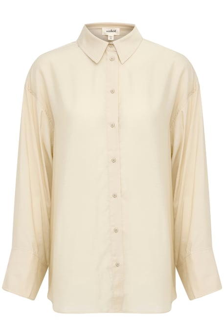 Long sleeved shirt Loose fit Oatmeal - Image 4
