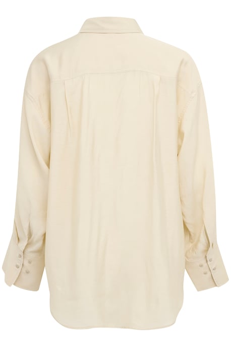 Long sleeved shirt Loose fit Oatmeal - Image 5