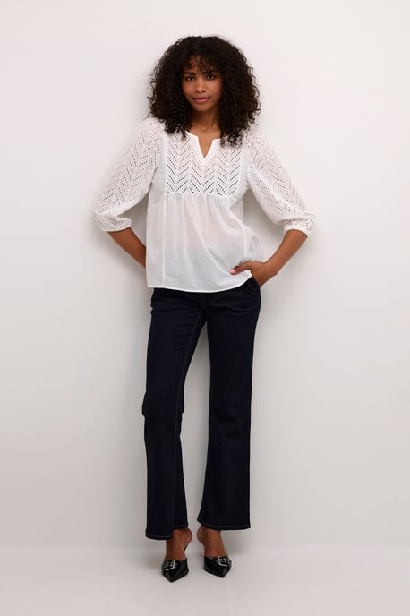 Long sleeved shirt Regular fit Spring Gardenia - Image 4