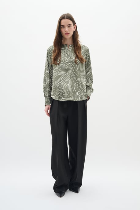 Long sleeved shirt Regular fit Agave/WhisperWhite - Image 2