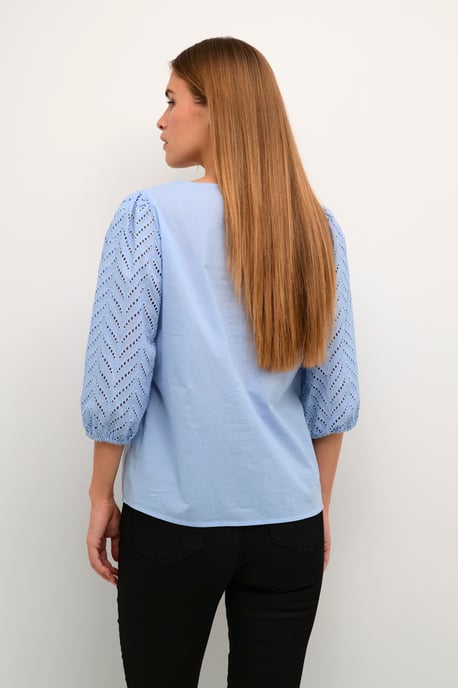 Long sleeved shirt Regular fit Cashmere Blue - Image 4