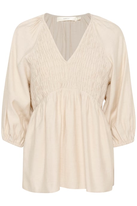 Long sleeved shirt Regular fit Eggshell - Image 4