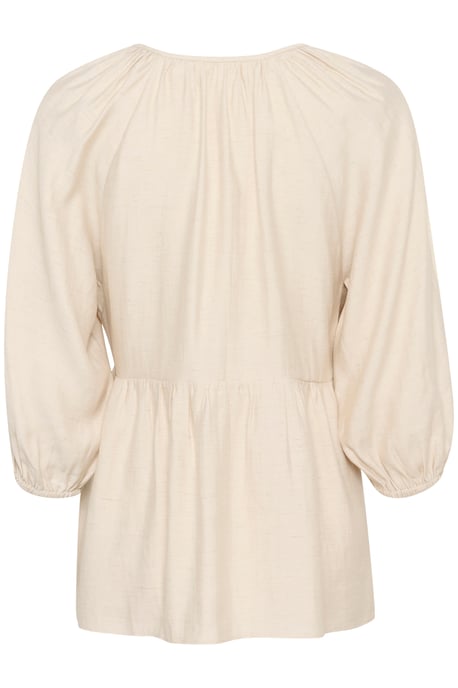 Long sleeved shirt Regular fit Eggshell - Image 5