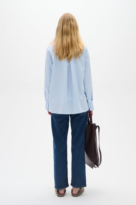Long sleeved shirt Loose fit Pastel Blue - Image 2