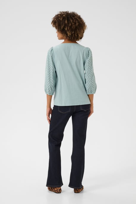 Overhemd met lang mouwen Regular fit Green Milieu green - Image 2