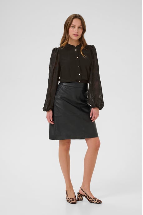 Long sleeved shirt Relaxed fit Black - Image 2