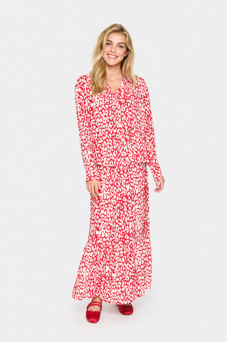 Shirt met lange mouwen Regular fit Crimson Leopard - Image 1