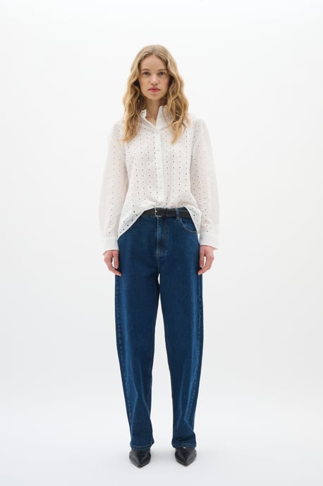 Long sleeved shirt Loose fit Pure White - Image 1