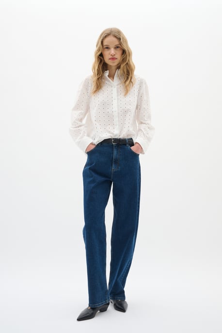 Long sleeved shirt Loose fit Pure White - Image 3