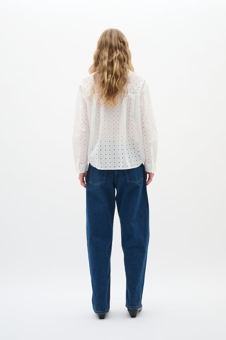Long sleeved shirt Loose fit Pure White - Image 5