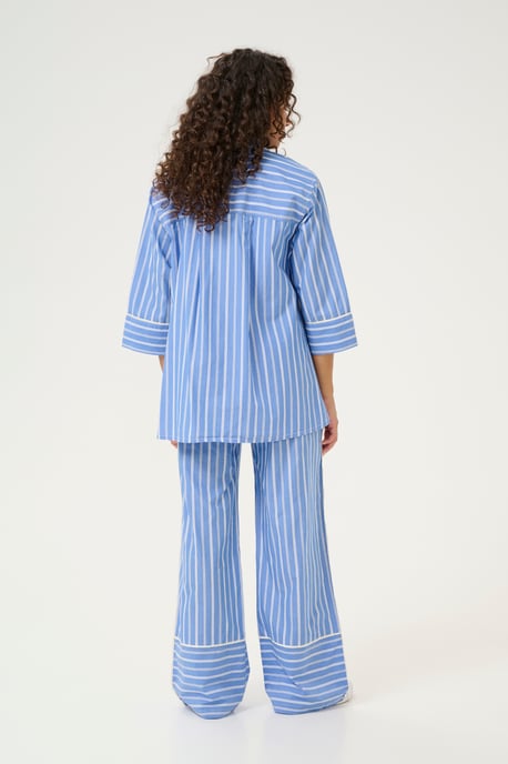 Long sleeved shirt Relaxed fit Blue Stripe - Image 2