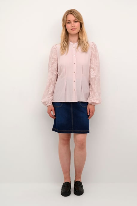 Long sleeved shirt Relaxed fit Pale Mauve - Image 3