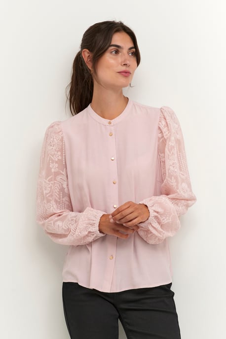 Long sleeved shirt Relaxed fit Pale Mauve - Image 5