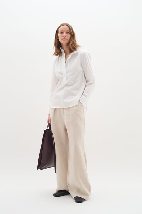Long sleeved shirt Loose fit Pure White - Image 3